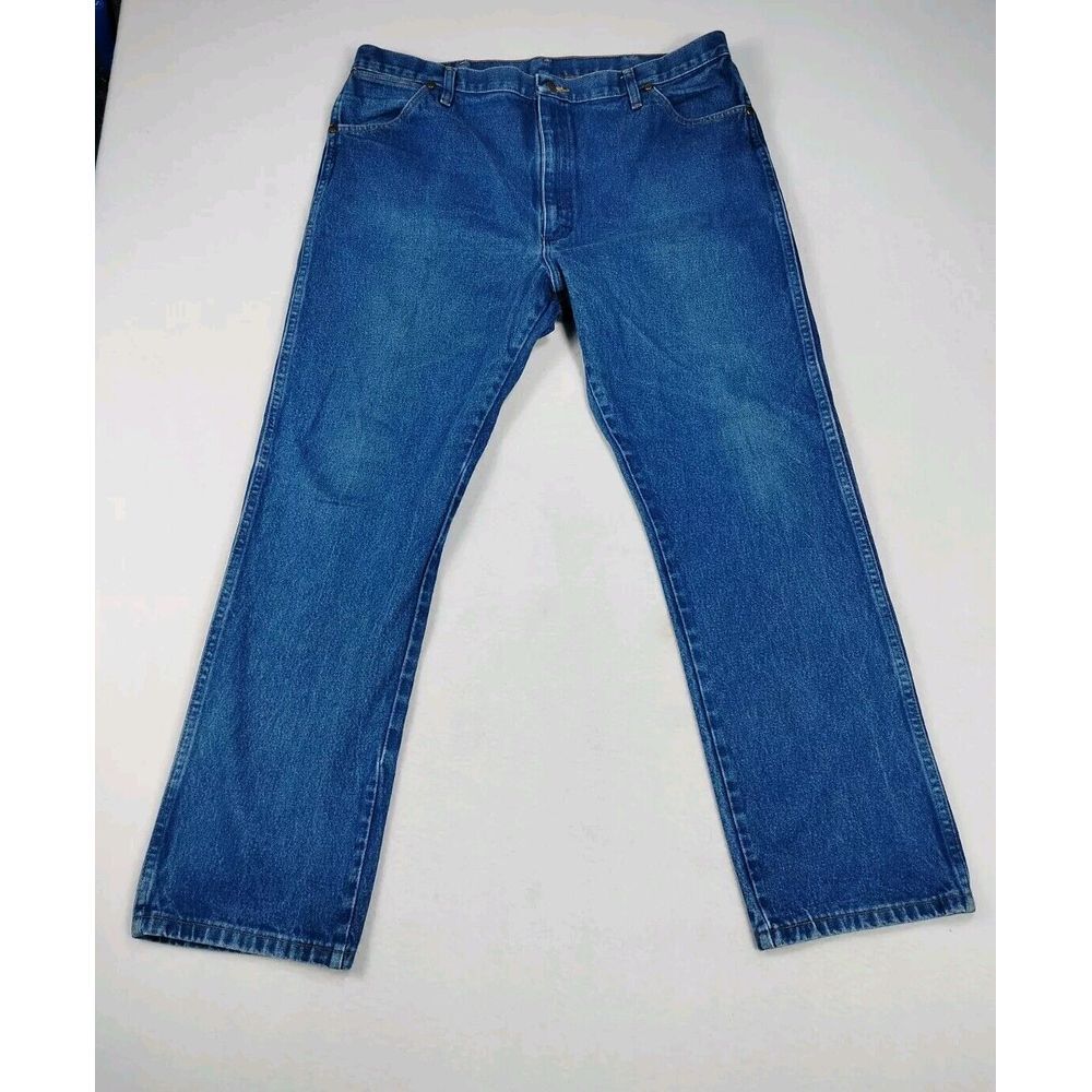 Wrangler Jeans Men 42 Blue Cowboy Cut Denim‎ 13MWZ Westerncore Cowboycore Ranch